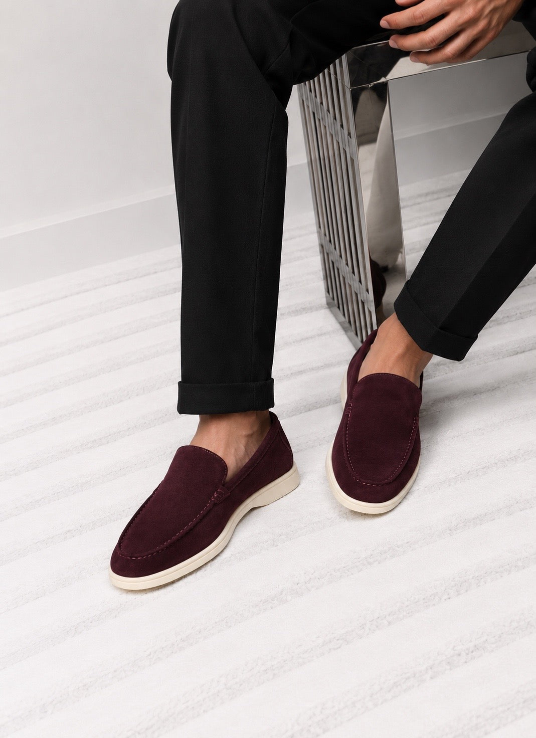 Loafers burgundy