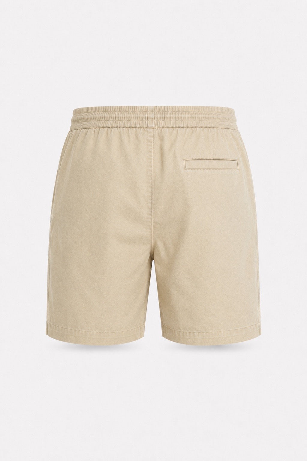 Linen-blend shorts with a drawstring