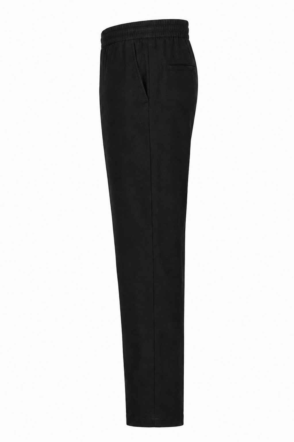 Linen-blend trousers
