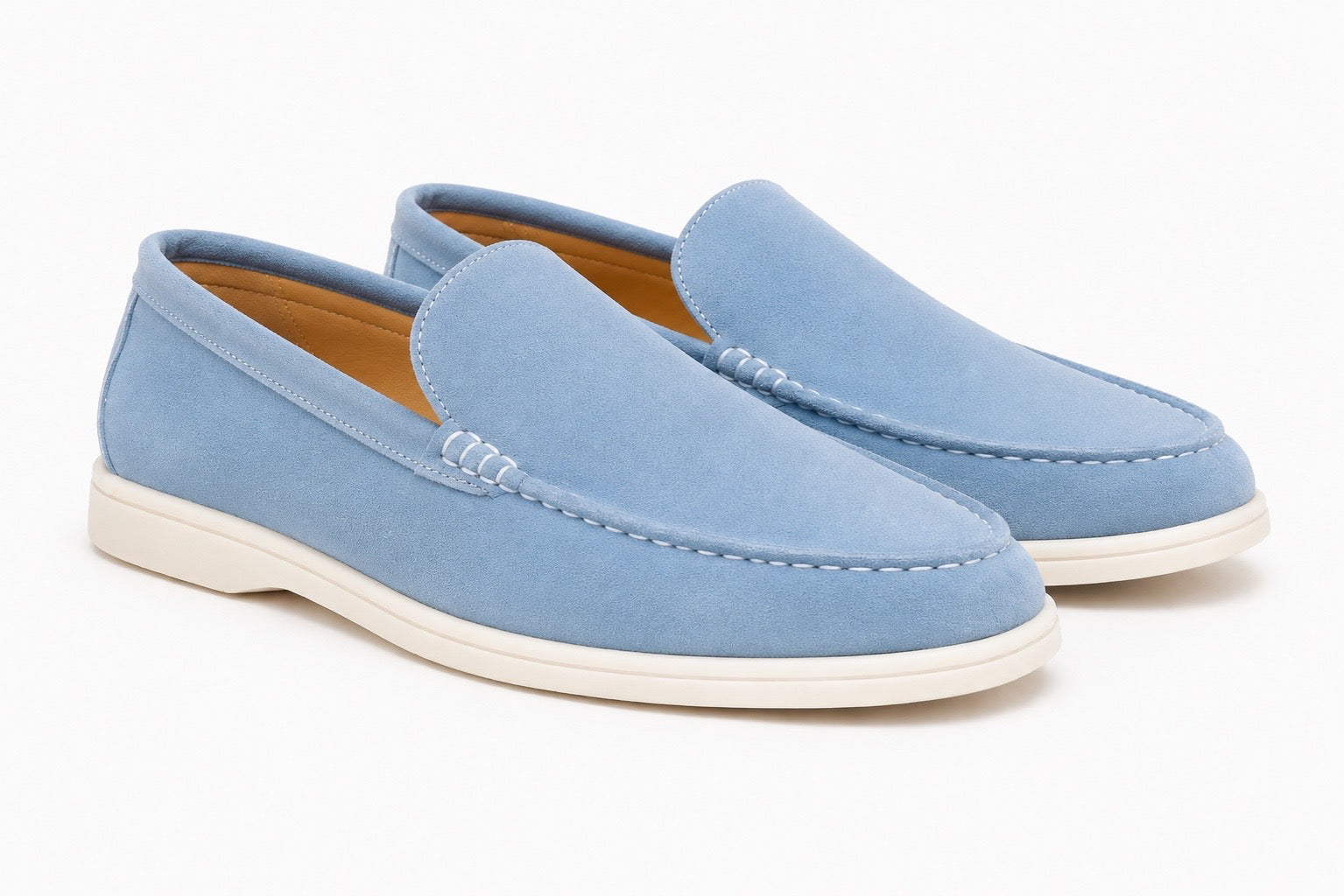 Loafers light blue