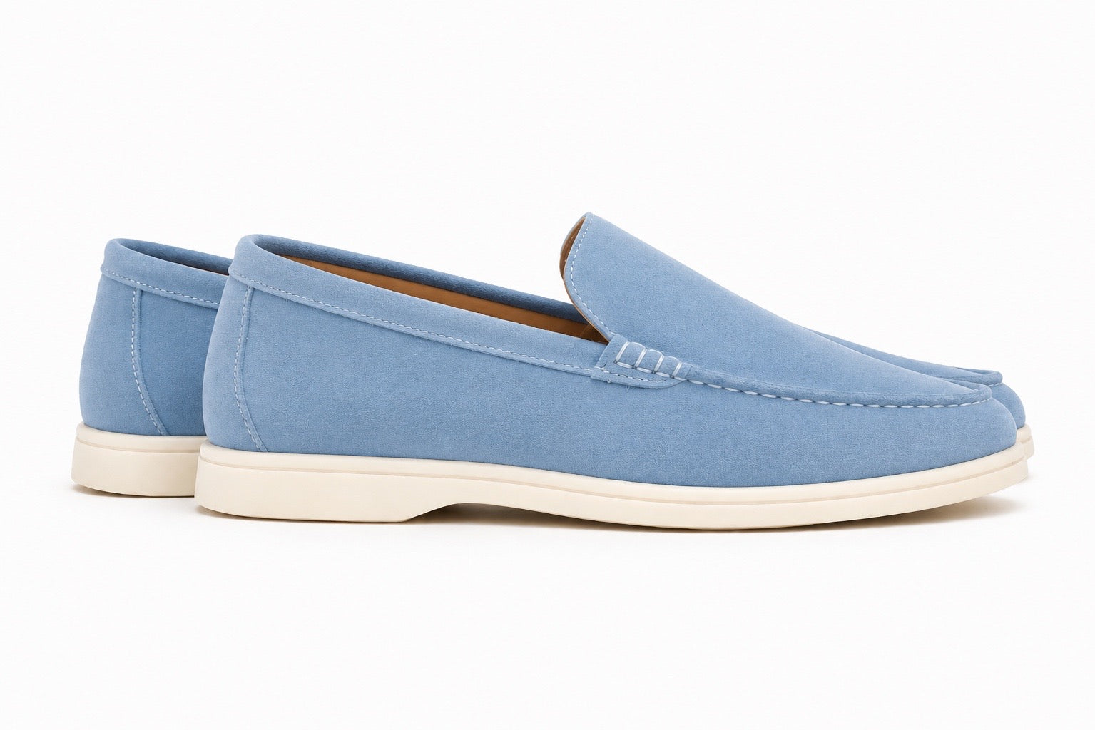 Loafers light blue