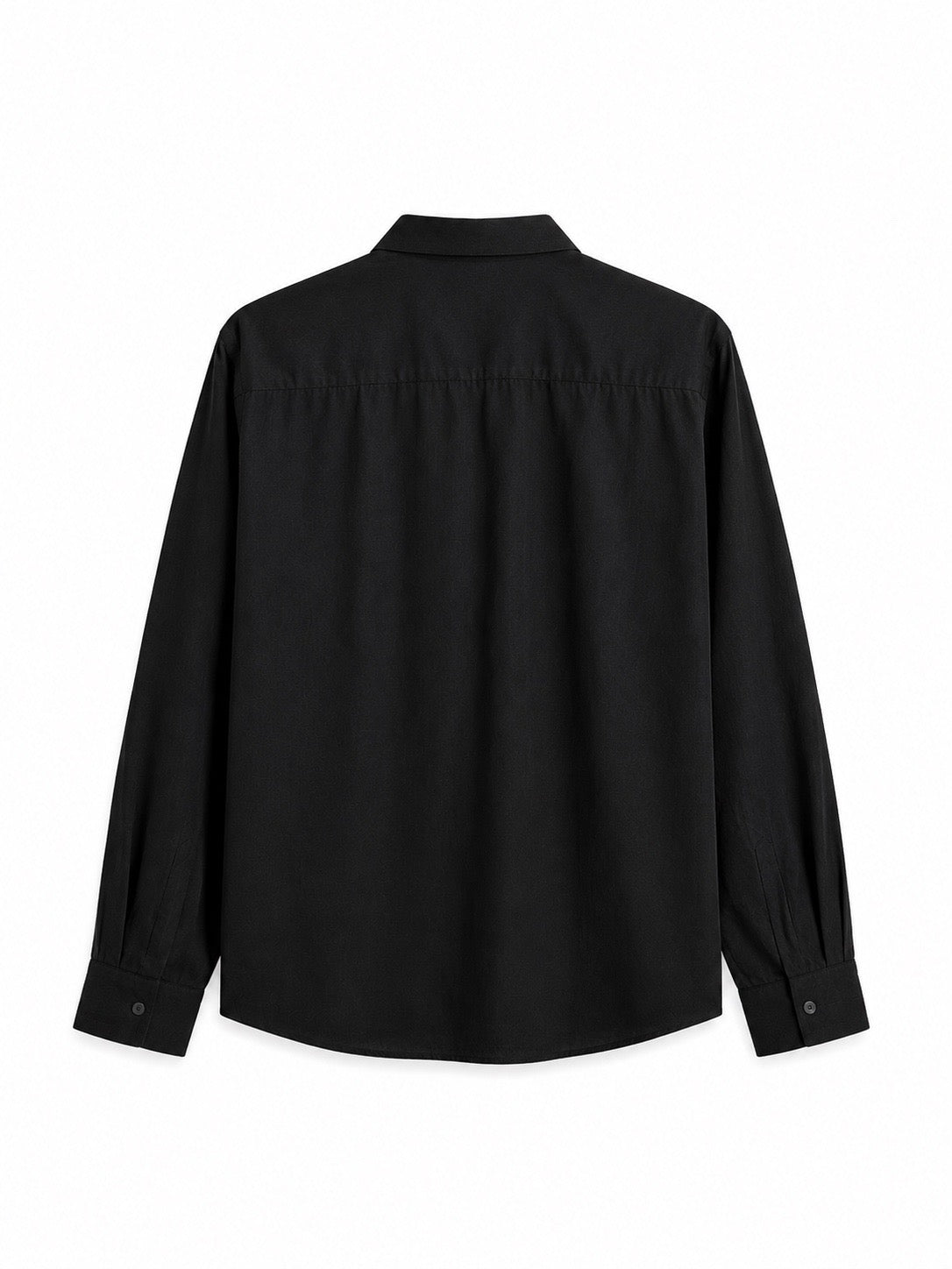 Long-sleeved linen shirt
