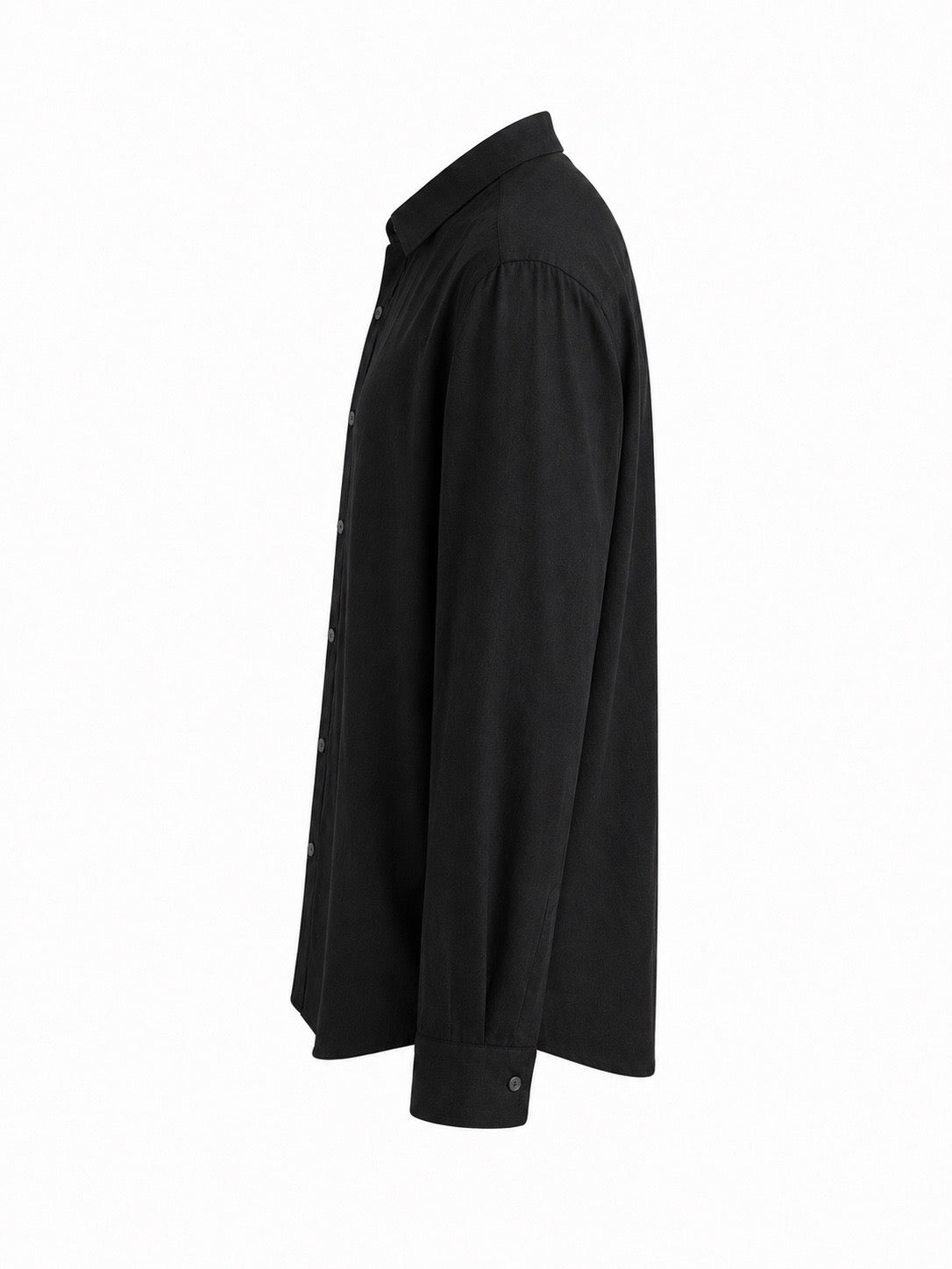 Long-sleeved linen shirt