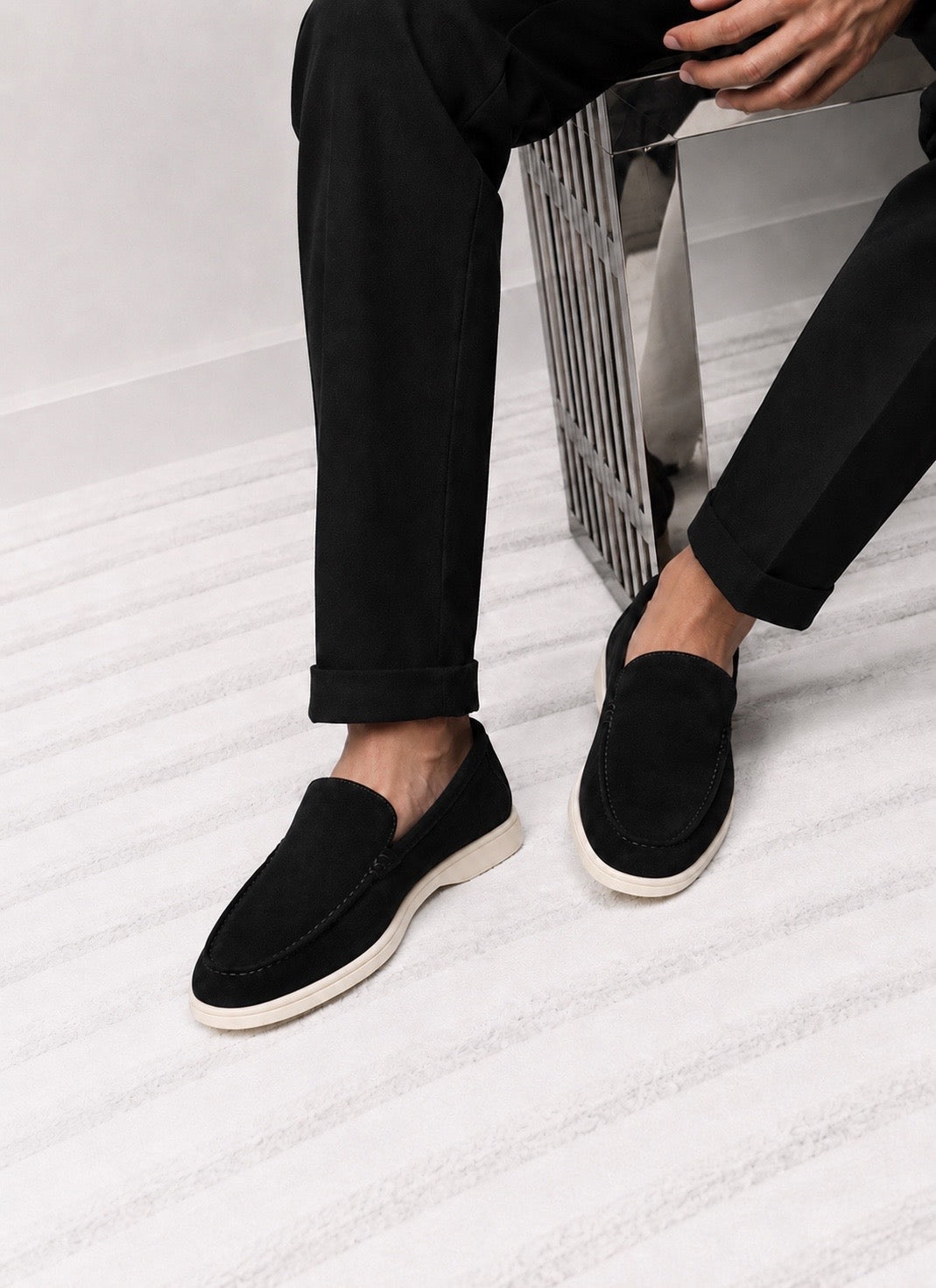 Loafers black