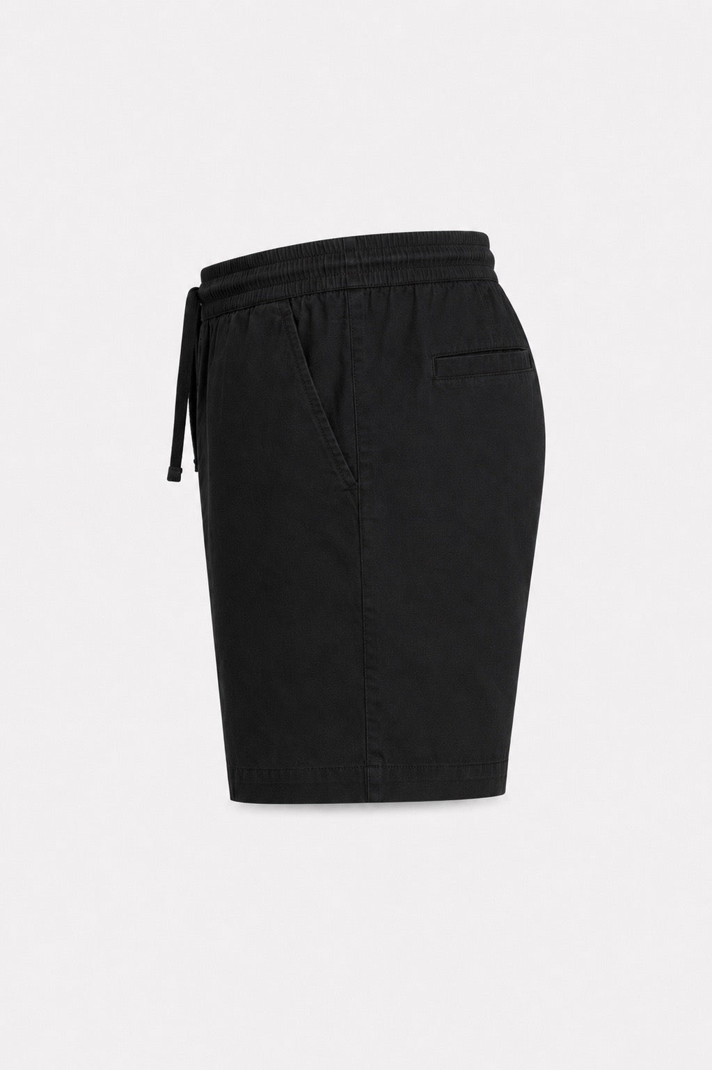 Linen-blend shorts with a drawstring