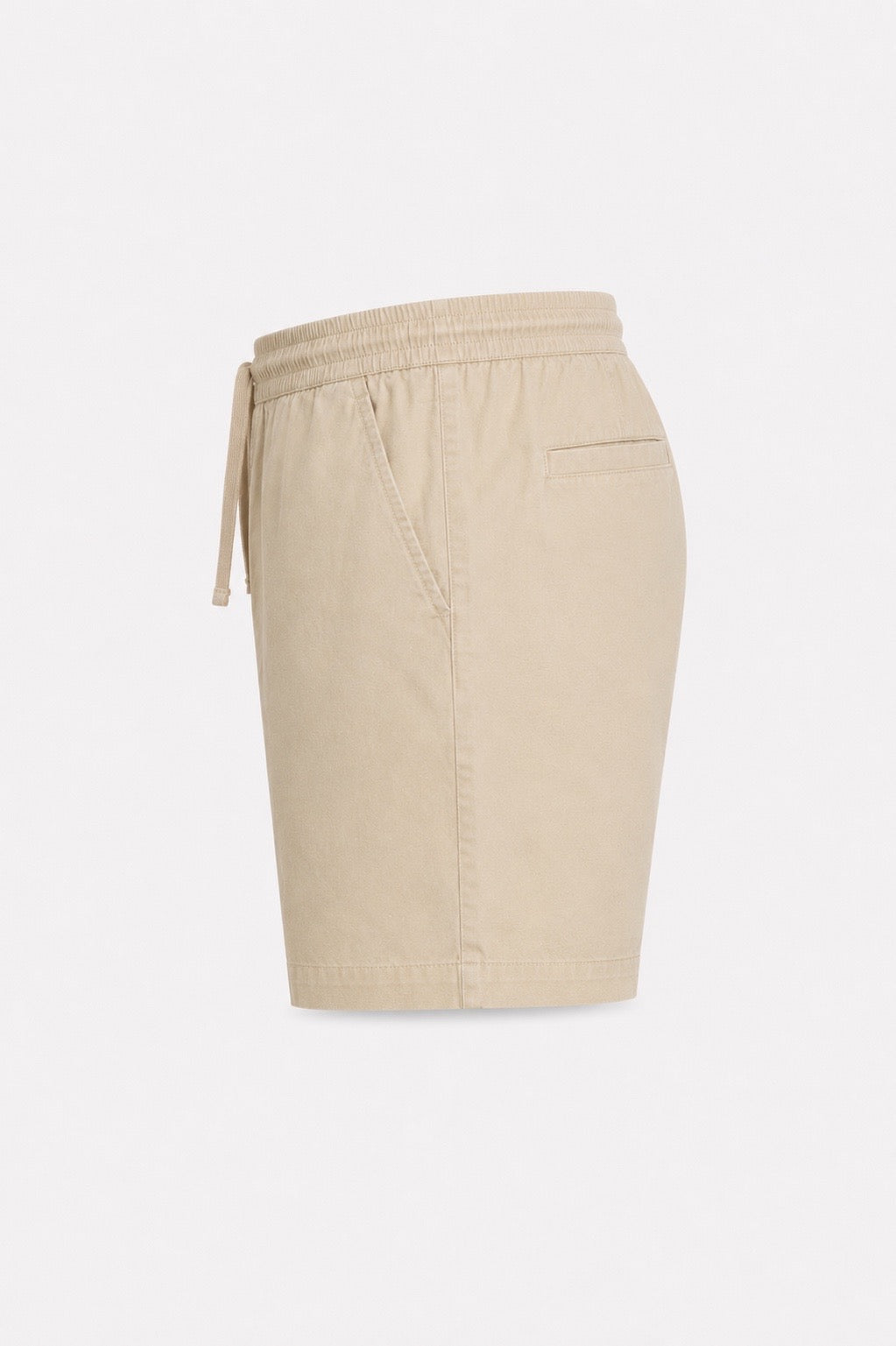 Linen-blend shorts with a drawstring