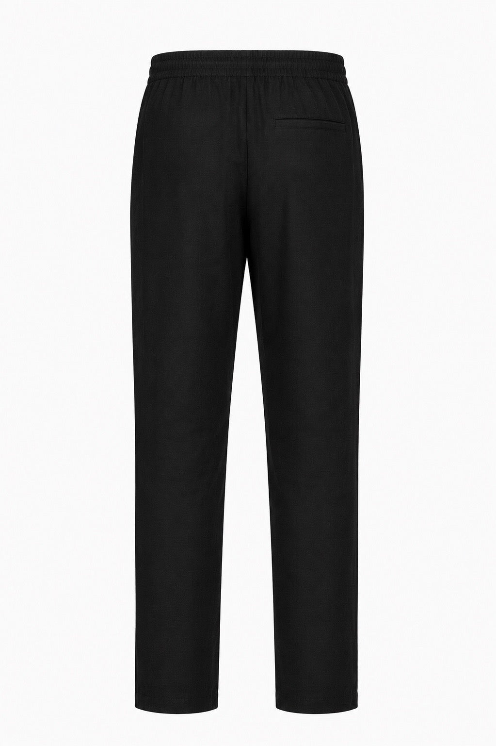 Linen-blend trousers